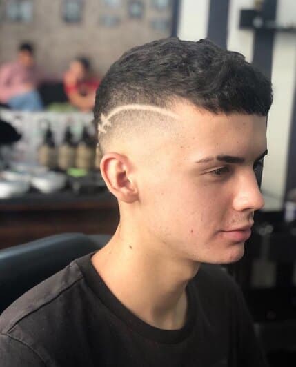 Degradado con línea marcada al detalle